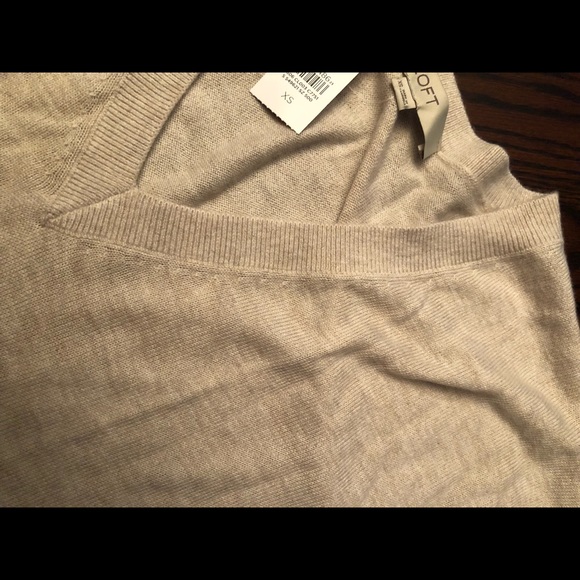 NWT Loft Tunic Sweater Cream - Picture 3 of 4